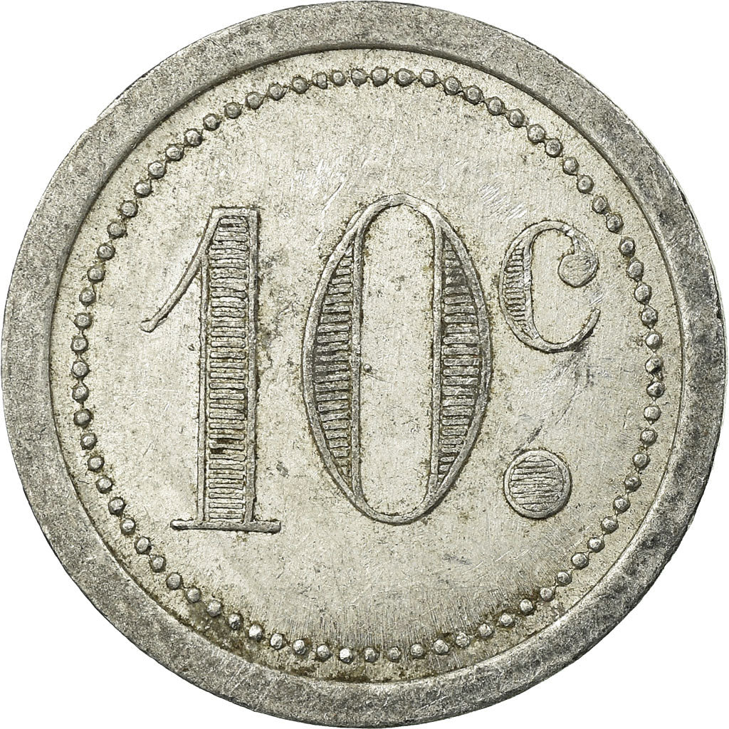 Moneta, Francja, Union Commerciale, Guise, 10 Centimes, 1921, EF(40-45)