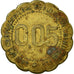 Moneta, Francia, Soc. Coop. des Employés de Chemin de Fer, Vesoul, 0.05 Franc