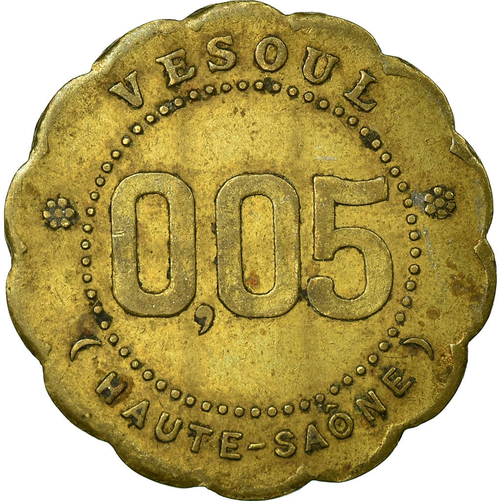 Moneta, Francia, Soc. Coop. des Employés de Chemin de Fer, Vesoul, 0.05 Franc