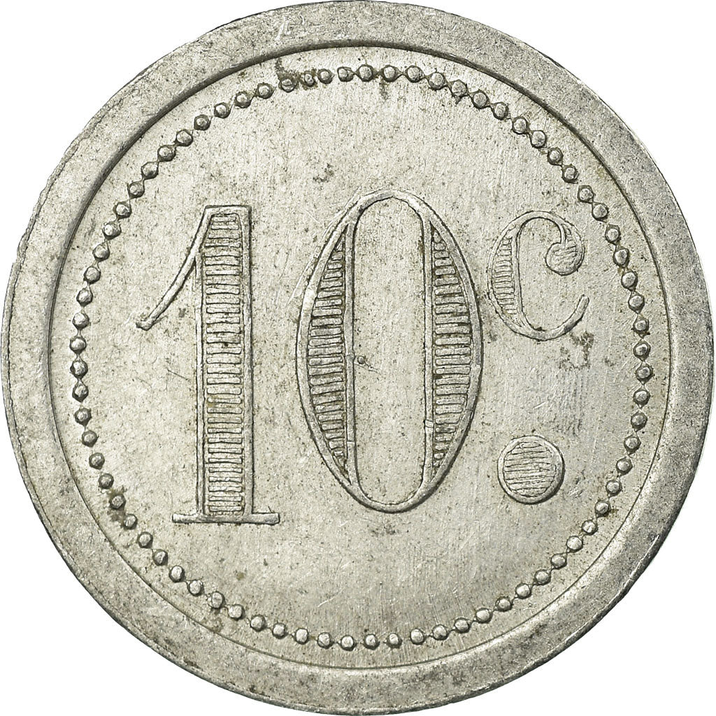 Münze, Frankreich, Union Commerciale, Guise, 10 Centimes, 1921, SS+, Aluminium