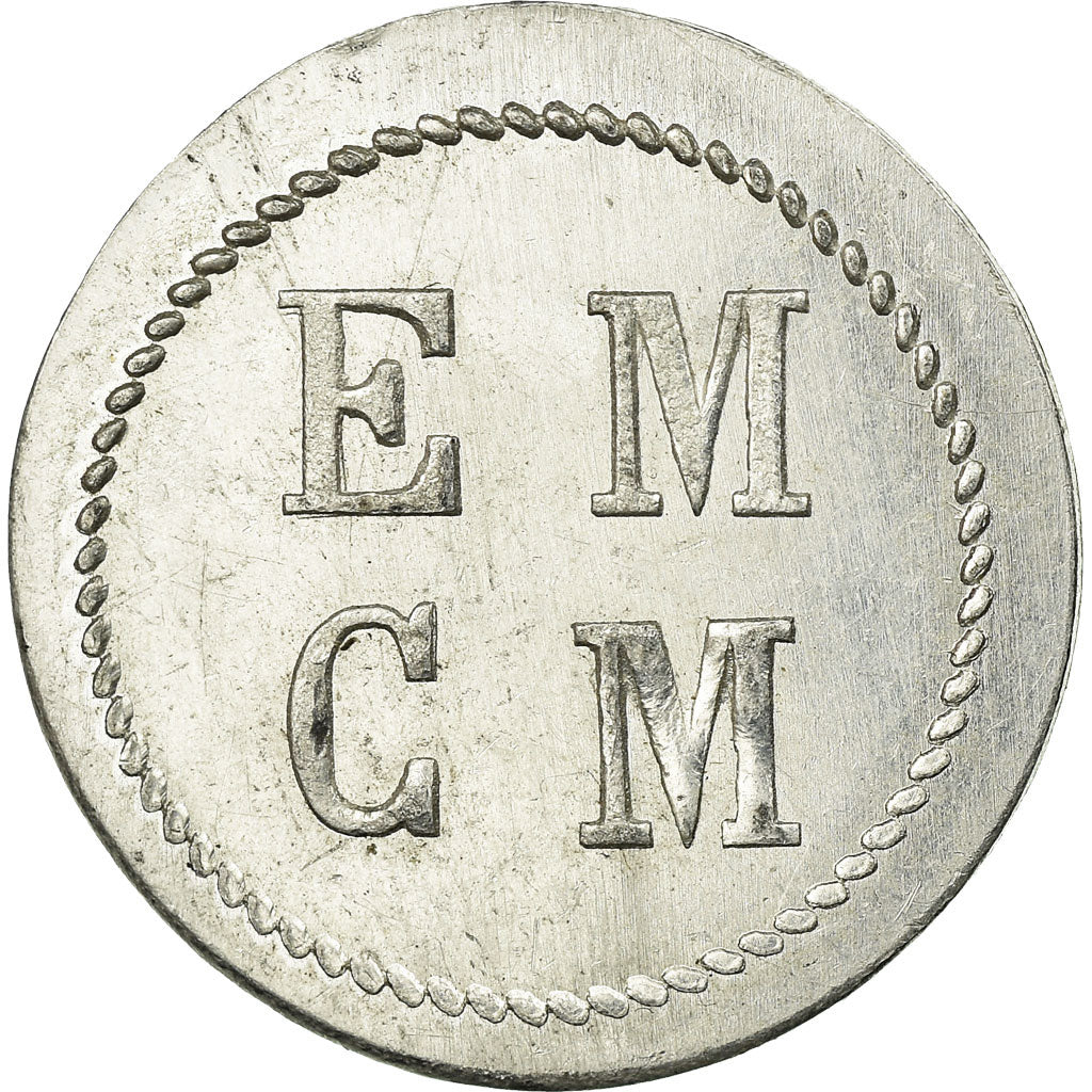 Coin, France, E. M. C. M, Saint-Hippolyte-du-Fort, 5 Centimes, AU(55-58)