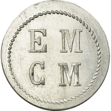 Coin, France, E. M. C. M, Saint-Hippolyte-du-Fort, 5 Centimes, AU(55-58)