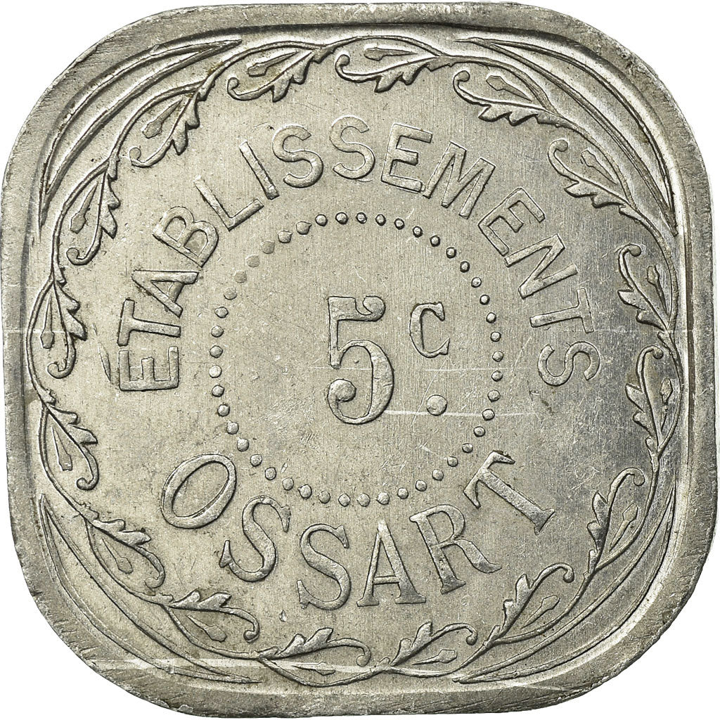 Moneta, Francja, Etablissements OSSART, Montpellier, 5 Centimes, 1921