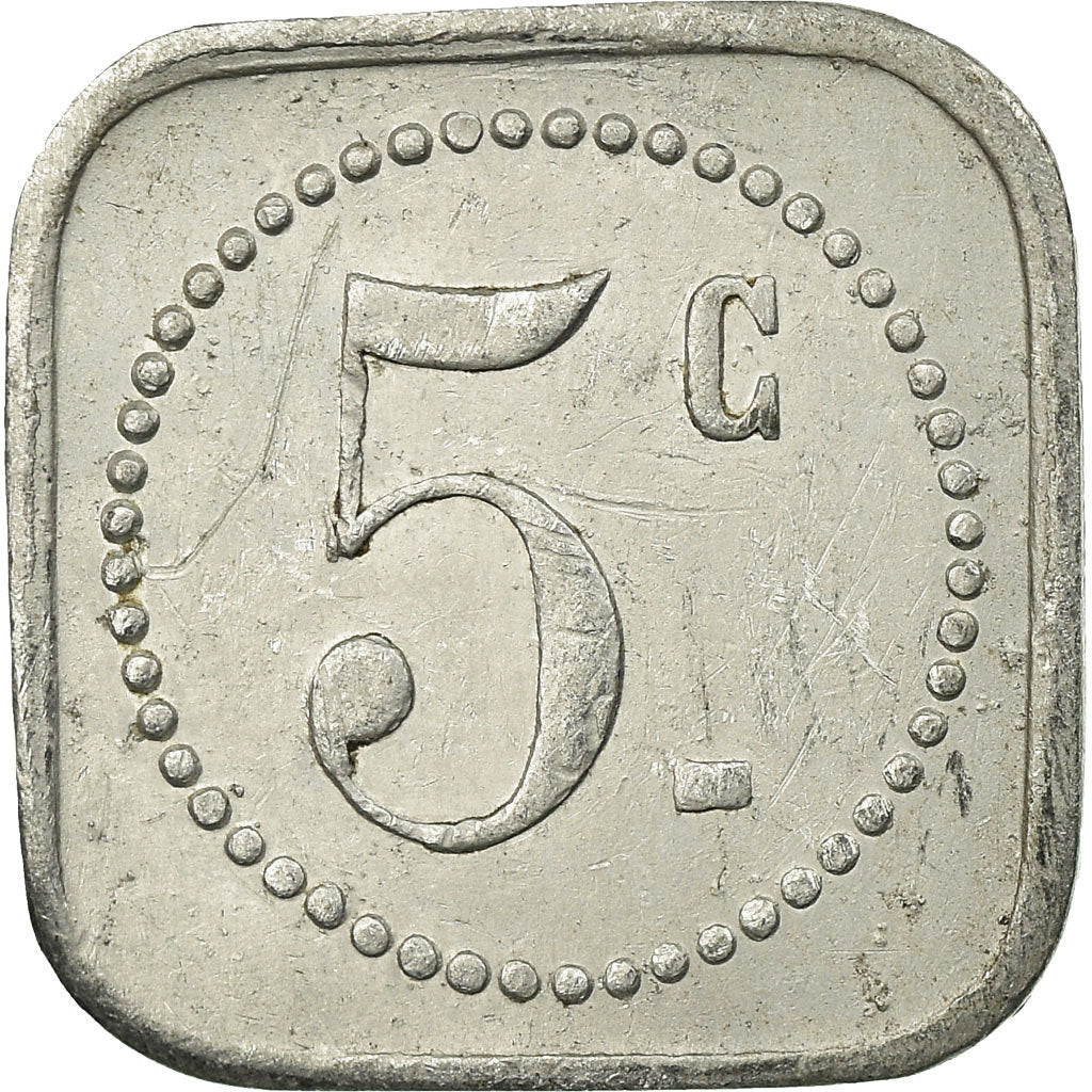 Coin, France, Société Coopérative, Thaon-les-Vosges, 5 Centimes, EF(40-45)