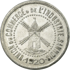 Moneta, Francia, Union du Commerce & de l'Industrie, Sannois, 10 Centimes, 1920