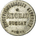 Coin, France, Approvisionnements Généraux, MICHAU, Pussay, 5 Centimes