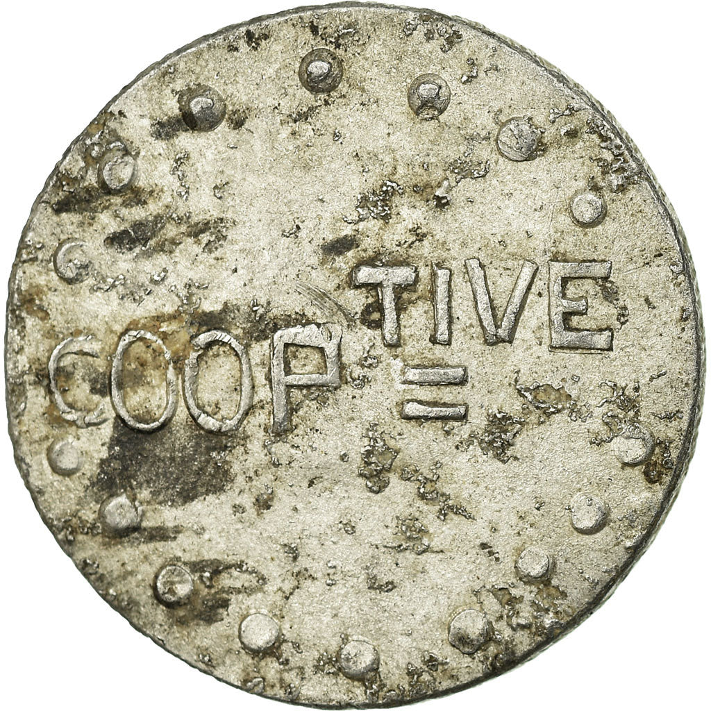Coin, France, Coopérative A C, Chartres, 10 Centimes, EF(40-45), Aluminium