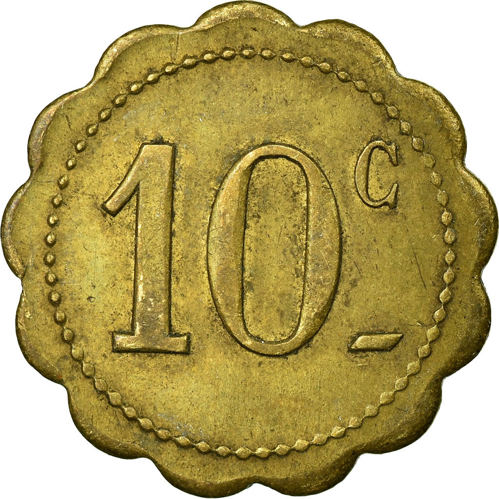 Moneta, Francia, Jacquet (boulanger), Saint-Just-en-Chevalet, 10 Centimes, BB