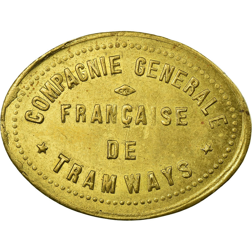 Coin, France, Cie Générale Française de Tramways, Orléans, 10 Centimes