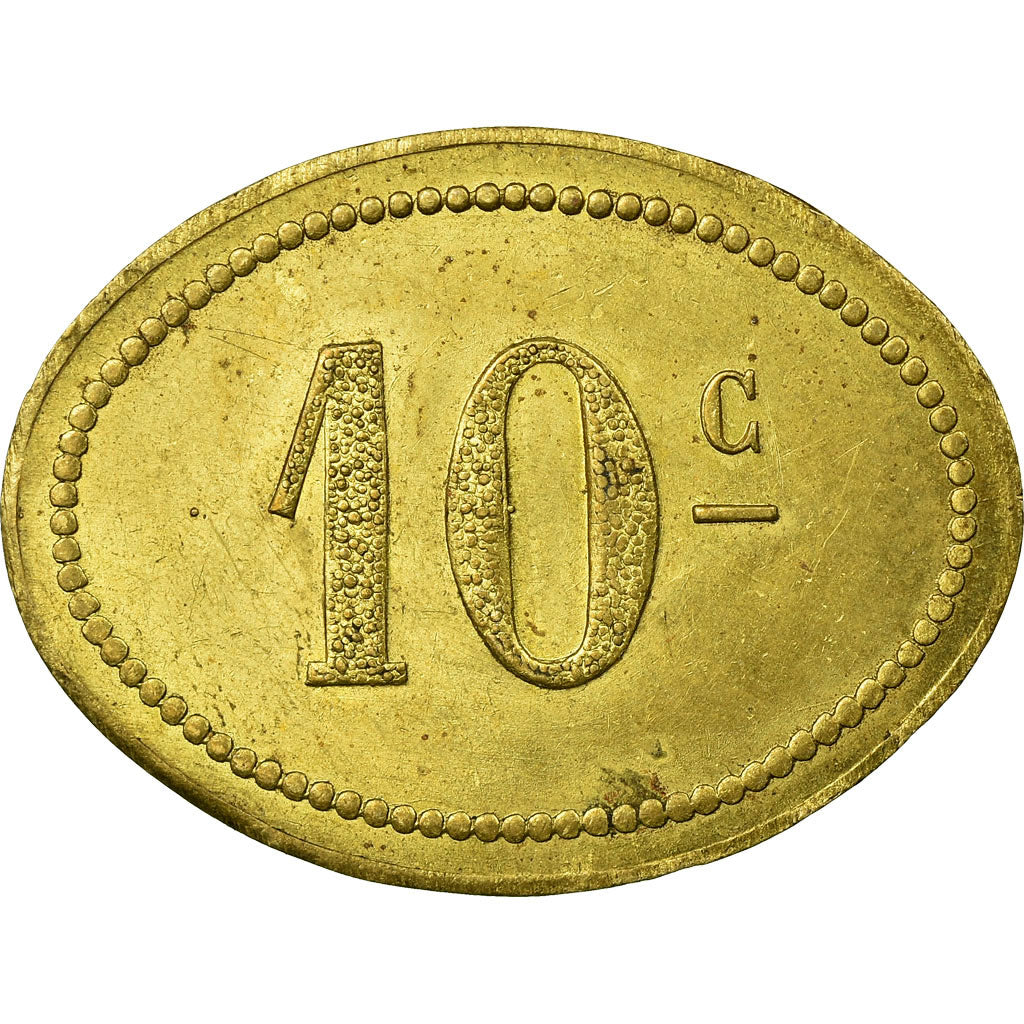 Coin, France, Cie Générale Française de Tramways, Orléans, 10 Centimes