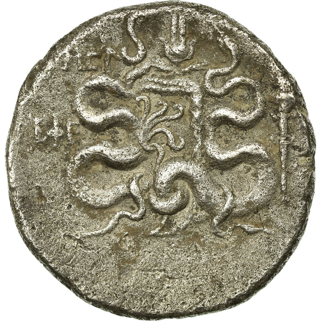 Coin, Ionia, Ephesos, Cistophorus, Year 46 (89-88 BC), EF(40-45), Silver