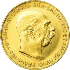 Coin, Austria, Franz Joseph I, 100 Corona, 1915, Official restrike, MS(63)