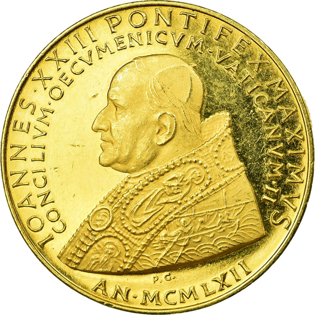 Vatican, Medal, 2e conseil œcuménique, Joannes XXIII, 1962, By Giampaoli, MS(63)