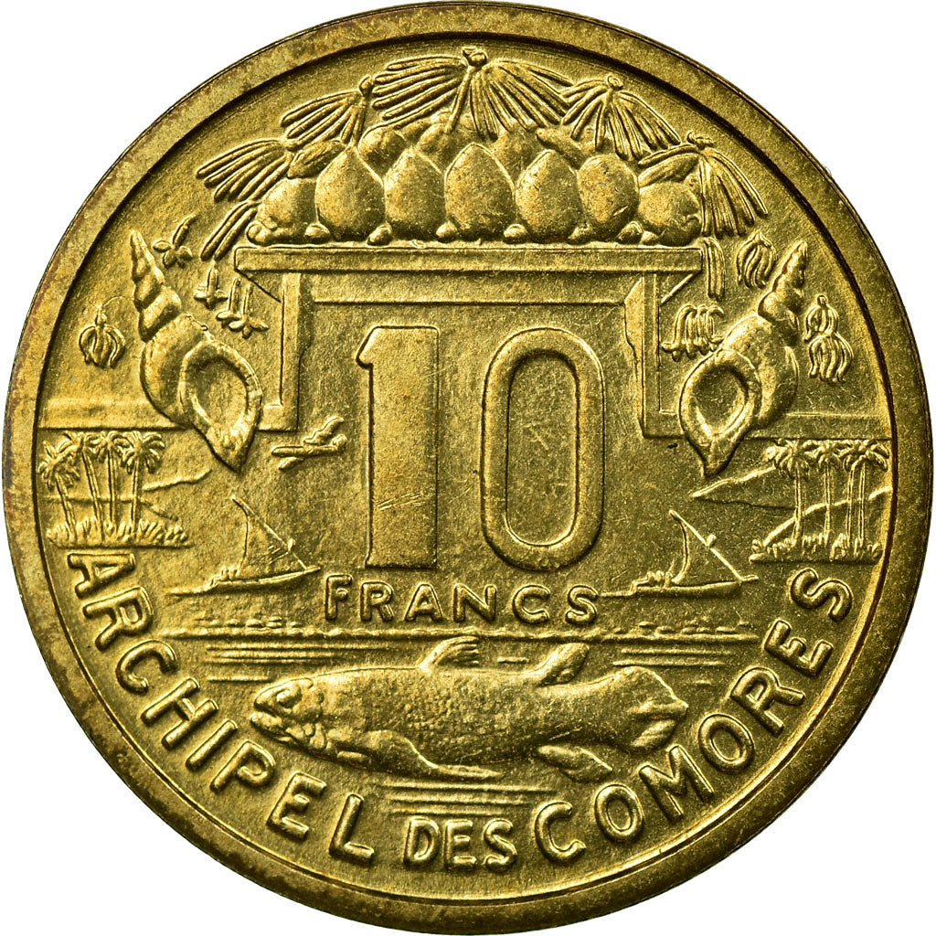 Coin, Comoros, 10 Francs, 1964, Paris, ESSAI, MS(65-70)