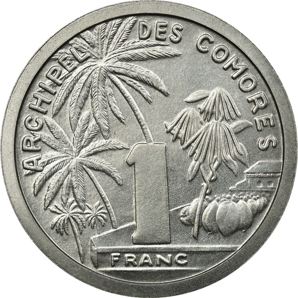 Coin, Comoros, Franc, 1964, Paris, ESSAI, MS(65-70), Aluminum, KM:E1