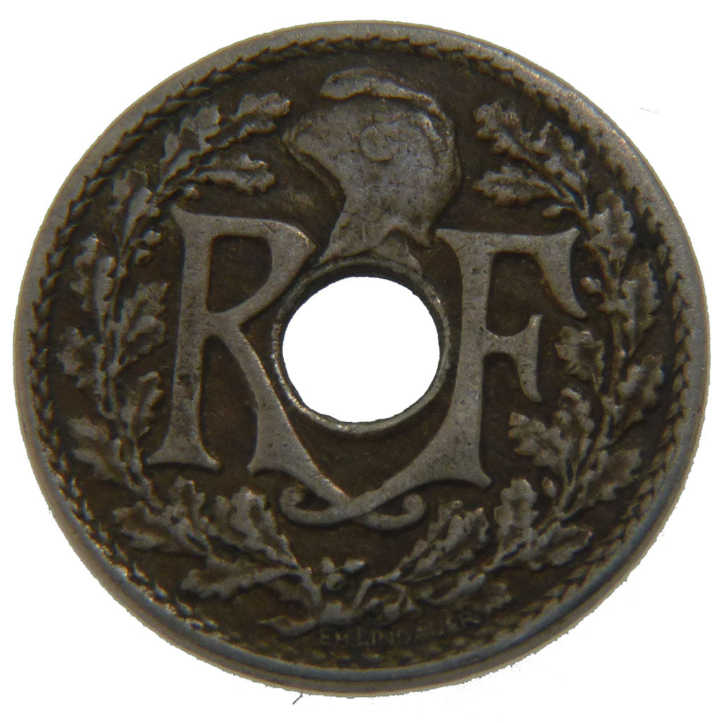 FRANCE, 5 Centimes, 1926, EF(40-45), Cupro-nickel, Gadoury #170, 2.00