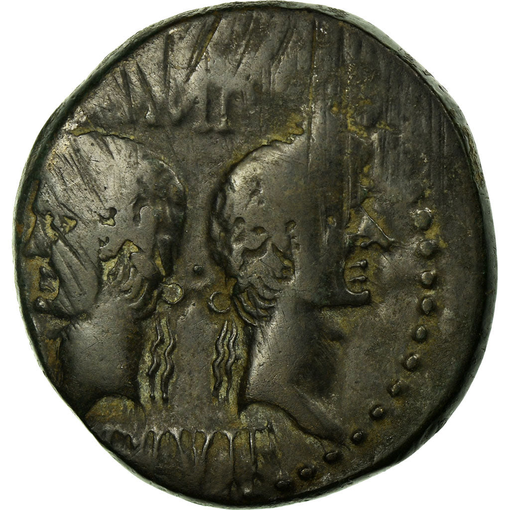 Monnaie, Auguste, Dupondius, 10-14 AD, Nîmes, TB, Bronze, RIC:160
