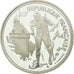 Munten, Frankrijk, Cross-country skier, 100 Francs, 1991, Albertville 92, UNC-