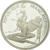 Moneda, Francia, Slalom skiers, 100 Francs, 1990, Albertville 92, SC, Plata