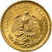 Coin, Mexico, 2 Pesos, 1945, Mexico City, MS(64), Gold, KM:461