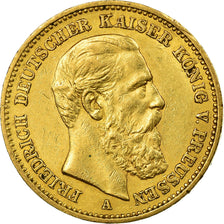 Coin, German States, PRUSSIA, Friedrich III, 20 Mark, 1888, Berlin, EF(40-45)