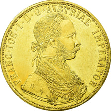 Coin, Austria, Franz Joseph I, 4 Ducat, 1915, Vienne, Official restrike