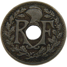 FRANCE, 5 Centimes, 1927, VF(30-35), Cupro-nickel, Gadoury #170, 2.00