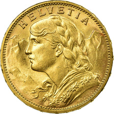 Moneda, Suiza, 20 Francs, 1913, Bern, SC, Oro, KM:35.1