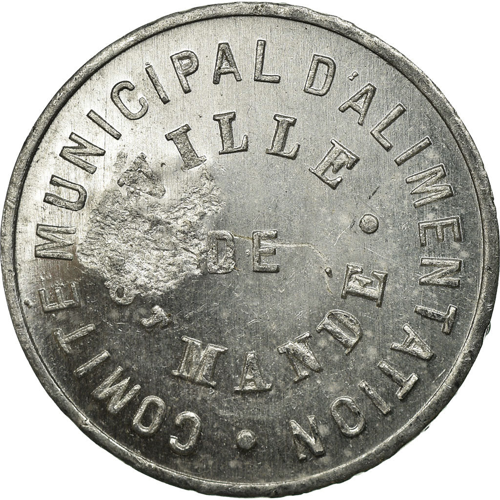 Coin, France, Comité Municipal d'Alimentation, Saint-Mandé, 5 Centimes