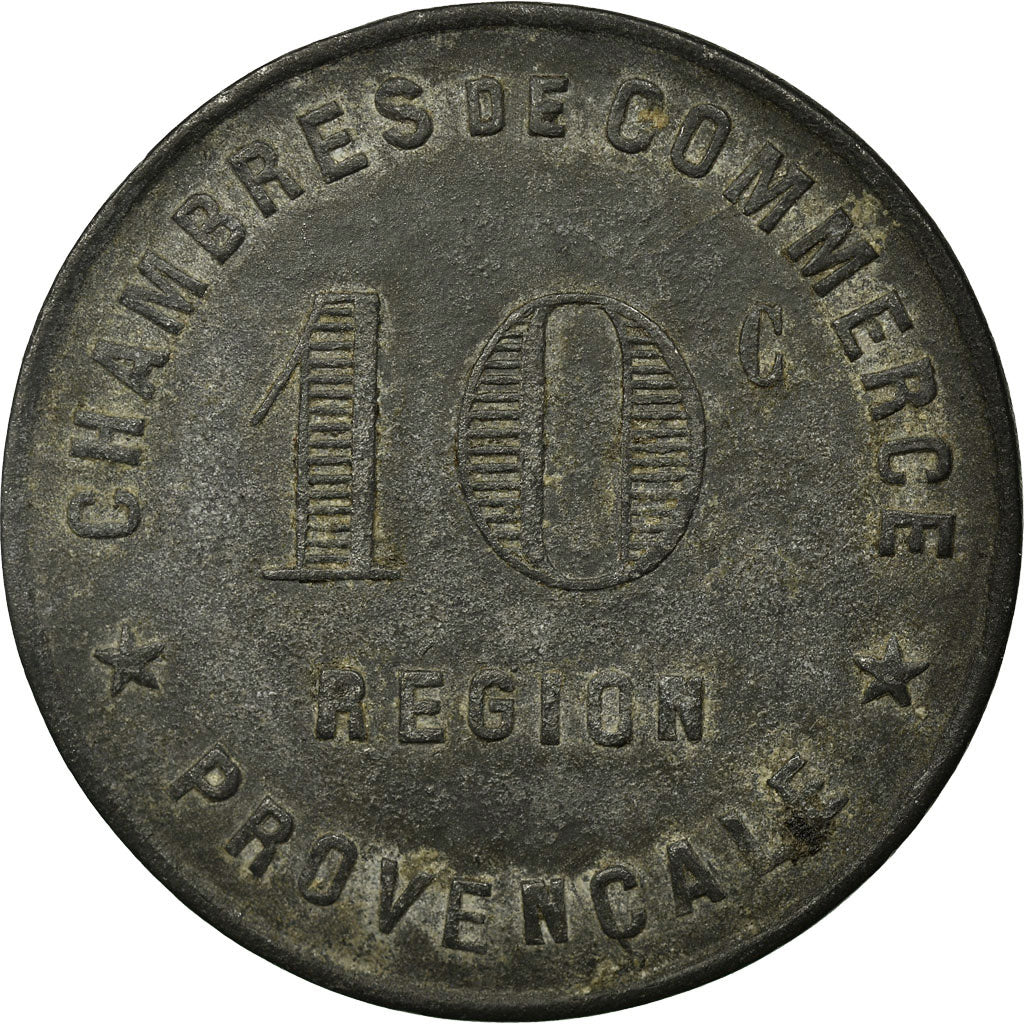 Moneta, Francja, Chambres de Commerce de la Région Provençale, 10 Centimes