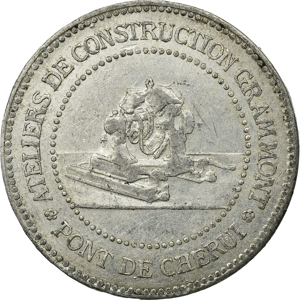 Münze, Frankreich, Compagnie des Tramways Electriques, Limoges, 10 Centimes