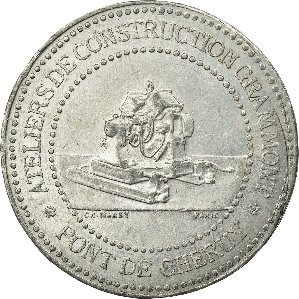 Monnaie, France, Compagnie des Tramways Electriques, Limoges, 10 Centimes, TTB+