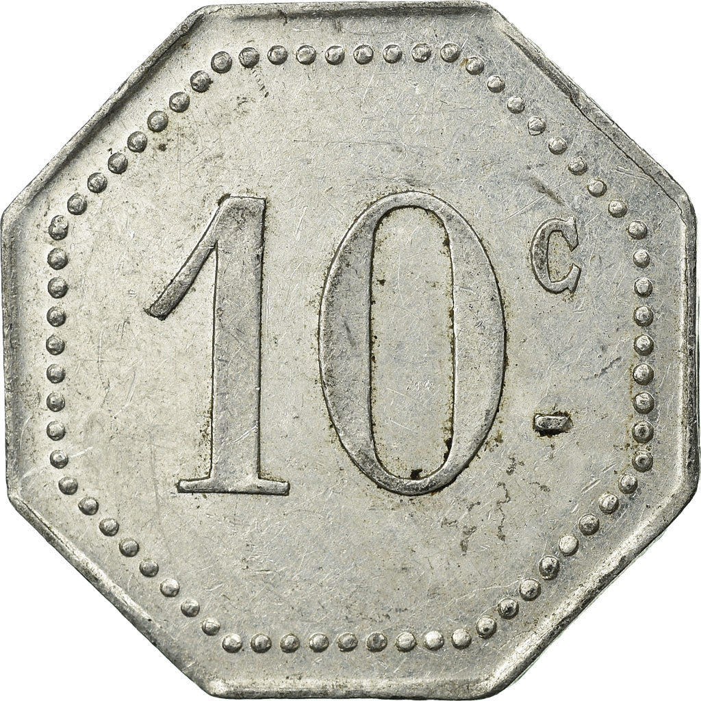 Coin, France, Arçonnerie française, Saint-Sulpice, 10 Centimes, 1914