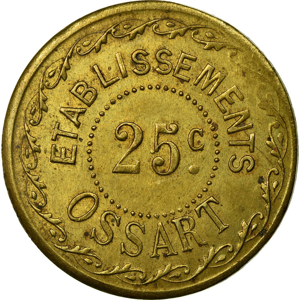 Münze, Frankreich, Etablissements OSSART, Montpellier, 25 Centimes, 1921, VZ