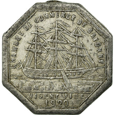 Monnaie, France, Chambre de Commerce, Bayonne, 10 Centimes, 1920, TTB