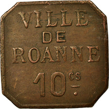 Coin, France, Ville de Roanne, Roanne, 10 Centimes, EF(40-45), Copper, Elie:10.1