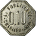 Coin, France, La Forézienne, Coopérative Civile, Charlieu, 10 Centimes