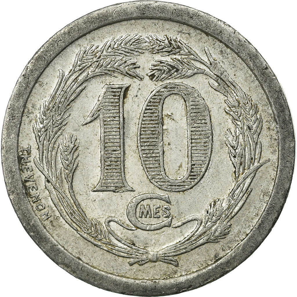 Coin, France, Union Commerciale et Industrielle, Chatellerault, 10 Centimes