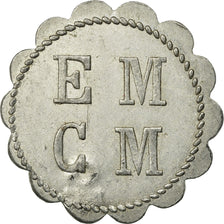 Coin, France, E. M. C. M, Saint-Hippolyte-du-Fort, 10 Centimes, AU(50-53)