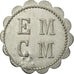 Coin, France, E. M. C. M, Saint-Hippolyte-du-Fort, 10 Centimes, AU(50-53)