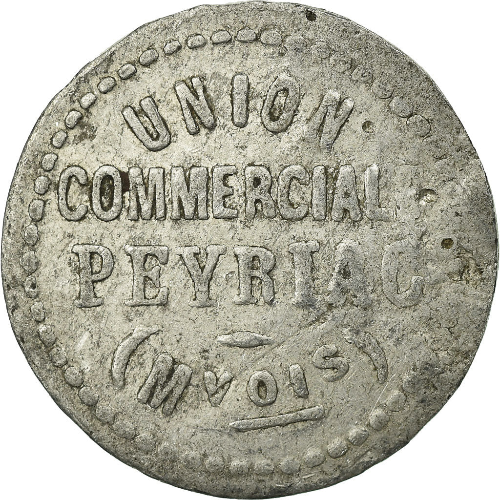 Coin, France, Union Commerciale, Peyriac, 5 Centimes, 1917, VF(30-35)