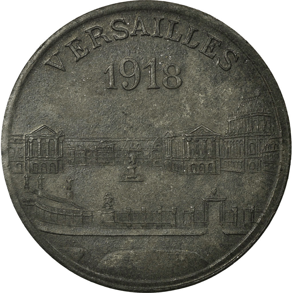 Coin, France, Groupes Commerciaux, Versailles, 25 Centimes, 1918, EF(40-45)