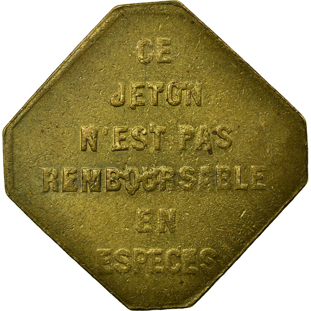 Coin, France, Omnibus Tramways de Lyon, Lyon, 25 Centimes, 1923, EF(40-45)