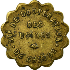 Coin, France, Sté. de Coopération des Usines de Chedde, Passy, 5 Centimes