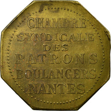 Moneda, Francia, Chambre Syndicale des Patrons Boulangers, Nantes, 1/4 Decime