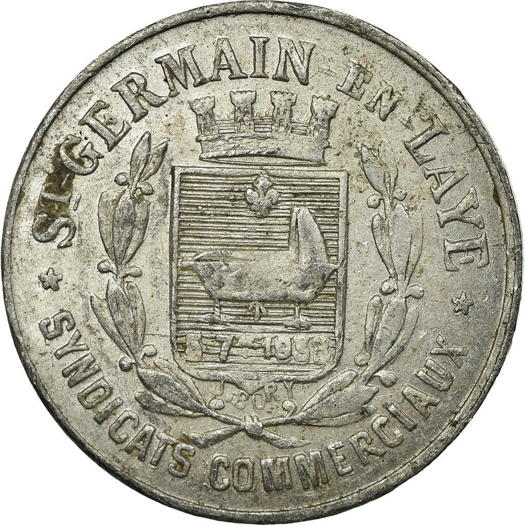 Moneta, Francja, Union du Commerce & de l'Industrie, Saint-Germain-en-Laye, 5