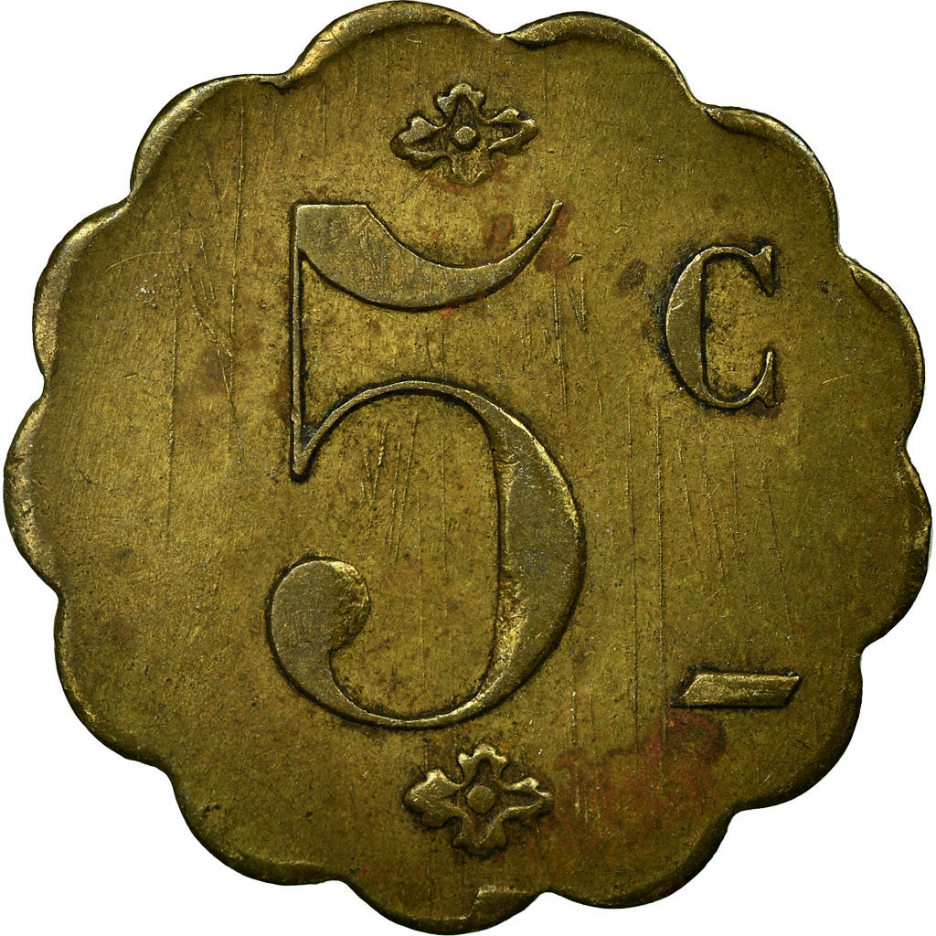 Coin, France, Jeton QUERCY, Montpellier, 5 Centimes, 1914-1916, EF(40-45)