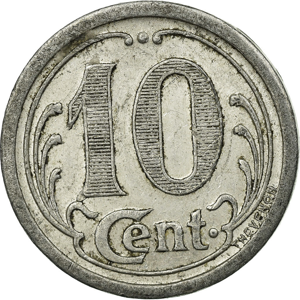 Münze, Frankreich, Union Commerciale et Industrielle, Frévent, 10 Centimes