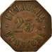 Coin, France, LIMAICHE, Consigne, Marseille, 25 Centimes, EF(40-45), Copper