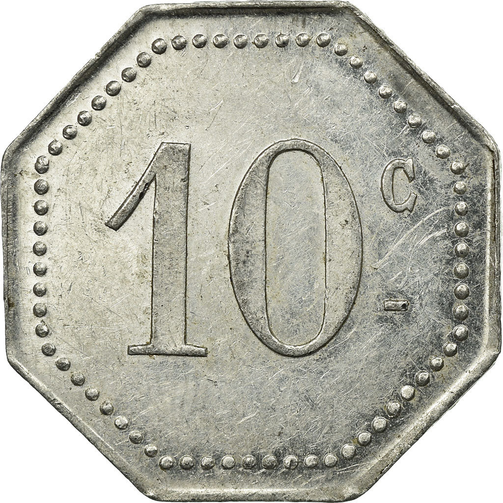 Coin, France, Arçonnerie française, Saint-Sulpice, 10 Centimes, 1914